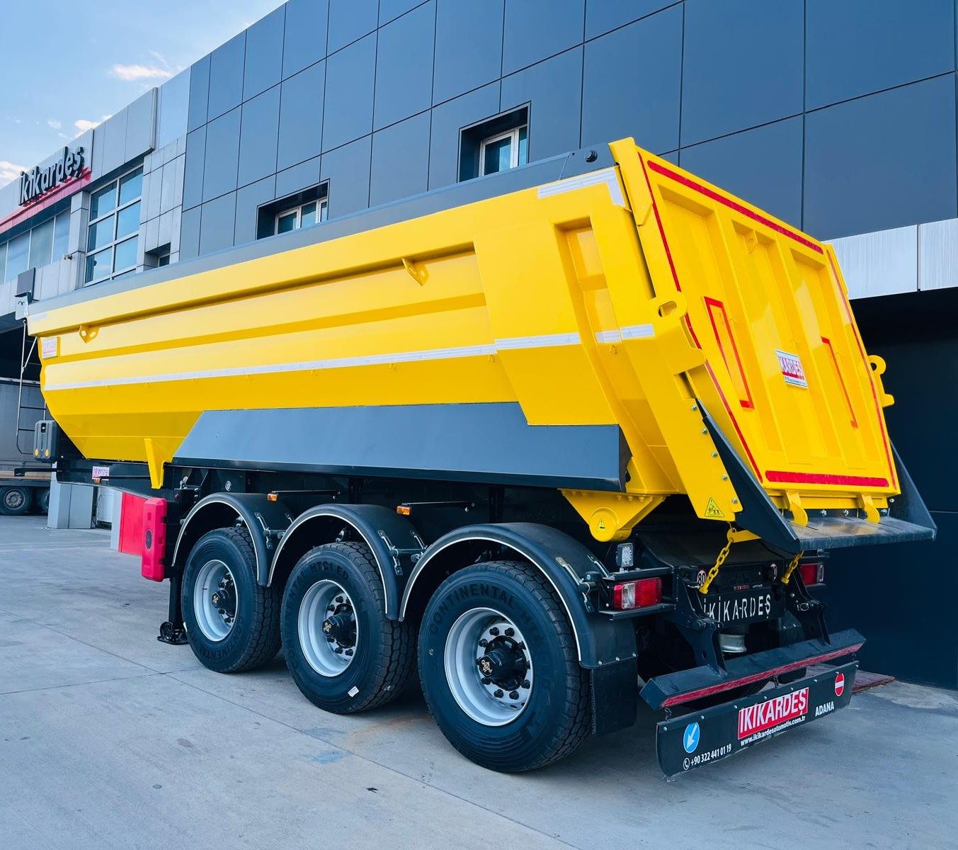 İKİKARDEŞ 28 m³ havuz damper semi treyler
